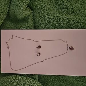 EUC necklace and earring set